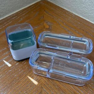 NWOT Joie 3 Piece Set of Clear Plastic Food Storage Containers